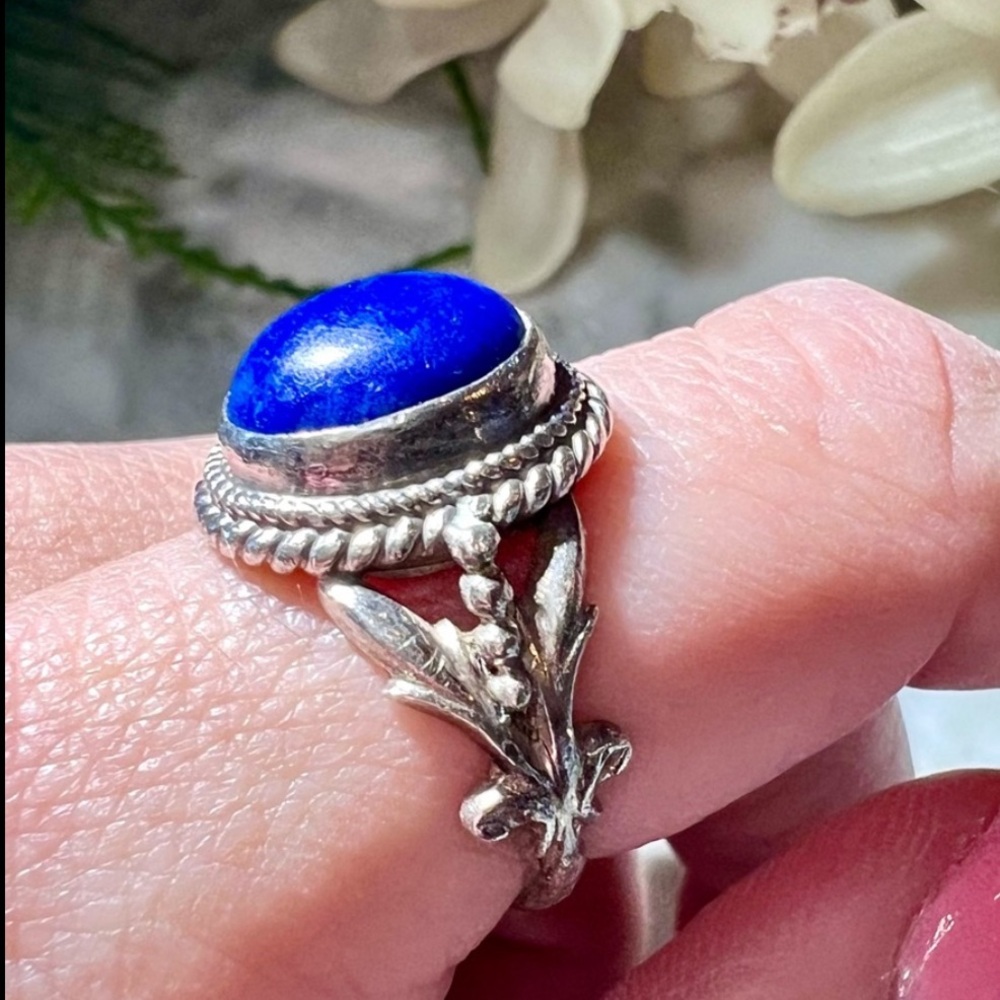 Vintage Handmade Ring Solid 925 Sterling Silver size 8! Good condition! - Picture 14 of 16
